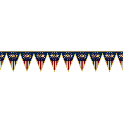 Semiquincentennial Pennant Banner - All-Weather Patriotic