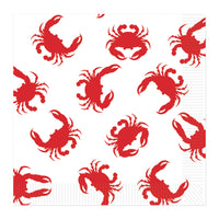 Crab Luncheon Napkins, Tableware, Luau