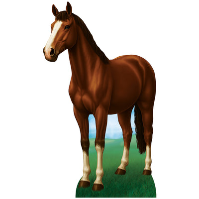 Lifesize Horse Stand-Up Prop - Western & Farm Decor