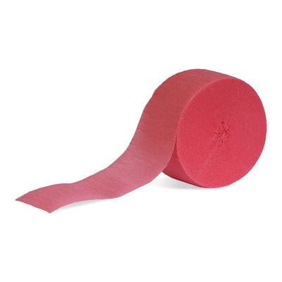 New Pink Festive Crepe Streamer, 1.75" x 81', Streamers, General Occasion