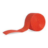 Orange Festive Crepe Streamer, 1.75