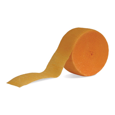 Yellow Festive Crepe Streamer, 1.75" x 81', Streamers, General Occasion