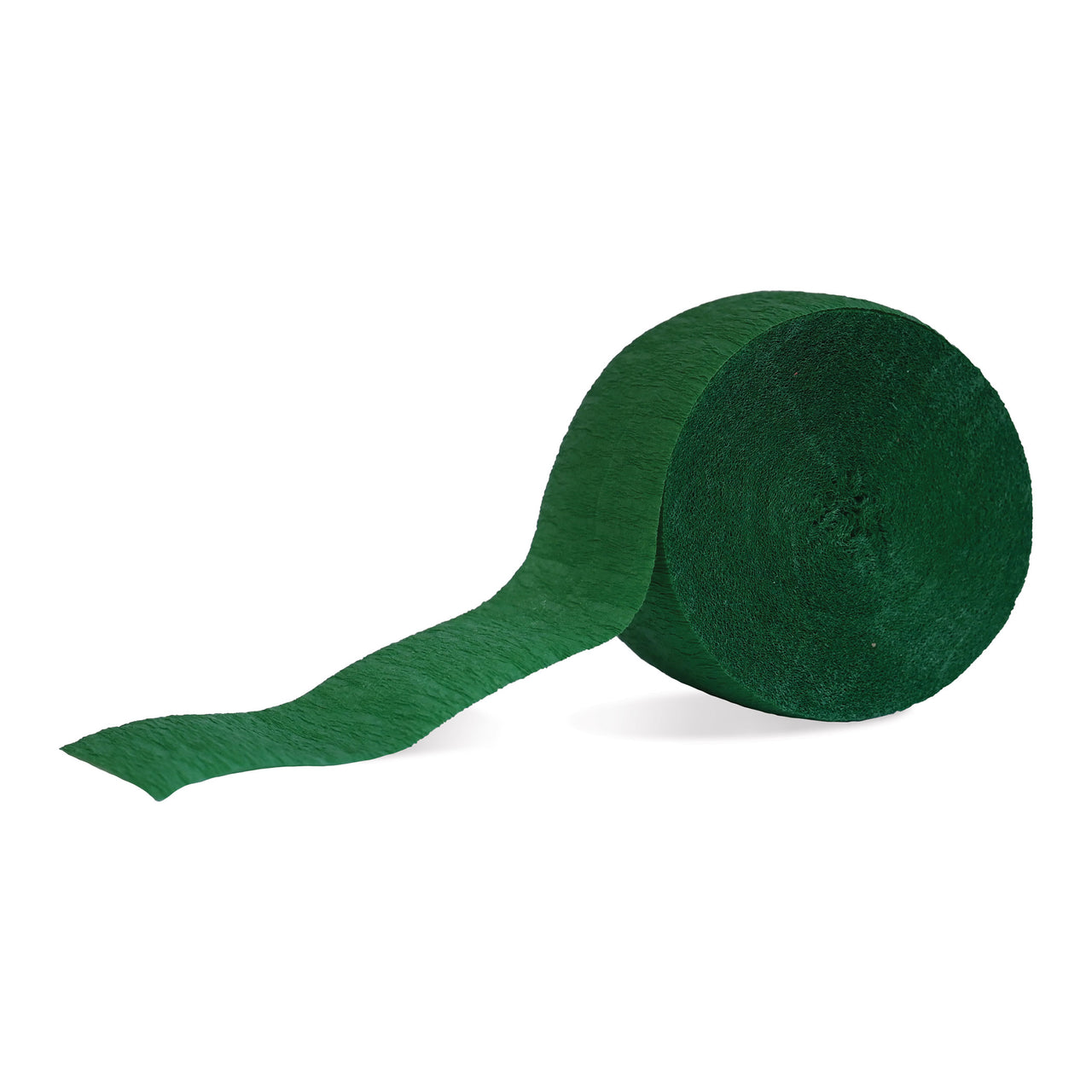 Festive Green Festive Crepe Streamer, 1.75" x 81', Streamers, General Occasion