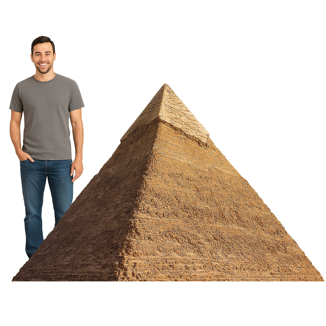 Pyramid Stand-Up Prop - Egyptian Theme Decor
