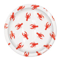 Mardi Gras Crawfish Dessert Plates - 7 inch (8 Count)