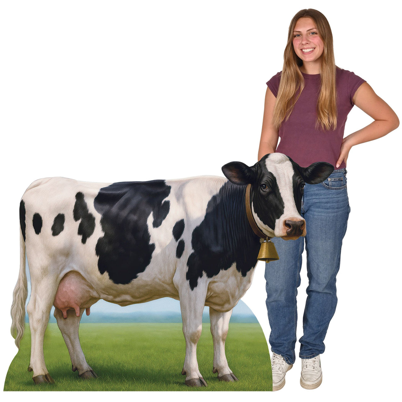 Lifesize Cow Stand-Up Prop - Farm & Western Decor