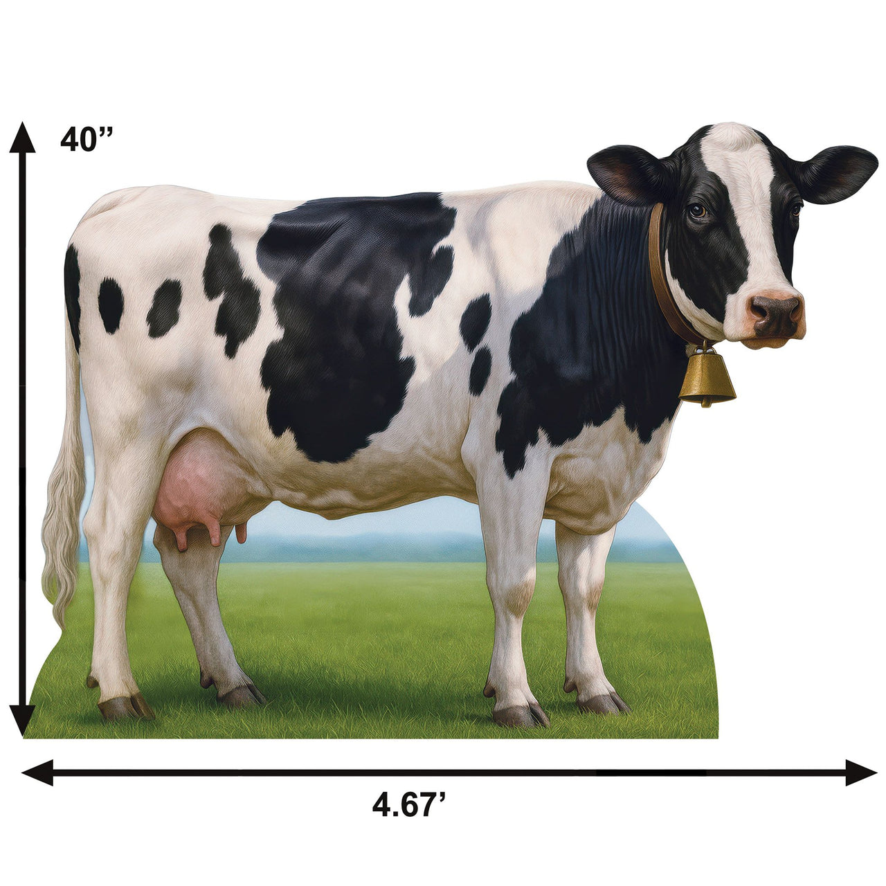 Lifesize Cow Stand-Up Prop - Farm & Western Decor