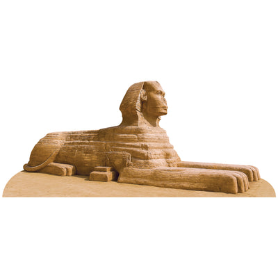 Sphinx Stand-Up Prop - Ancient Egypt Decor (33" x 6' 5.25")
