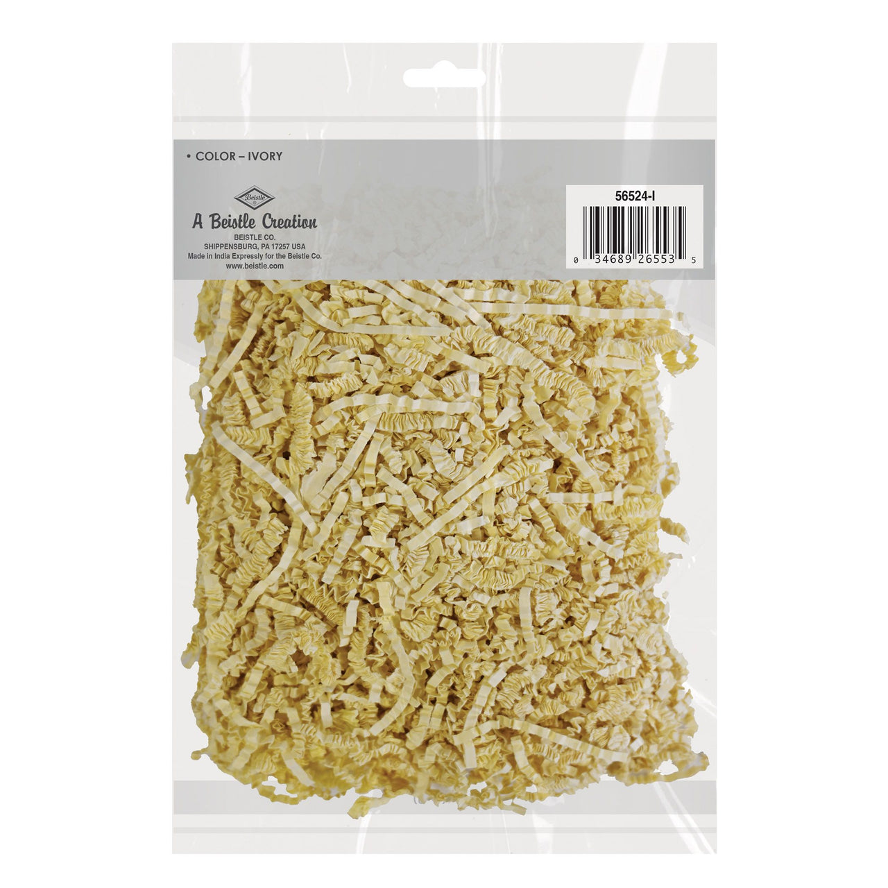 Ivory Paper Shreds - 2oz for Gifting & Decor