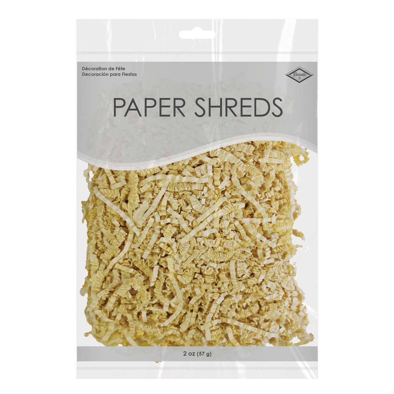 Ivory Paper Shreds - 2oz for Gifting & Decor