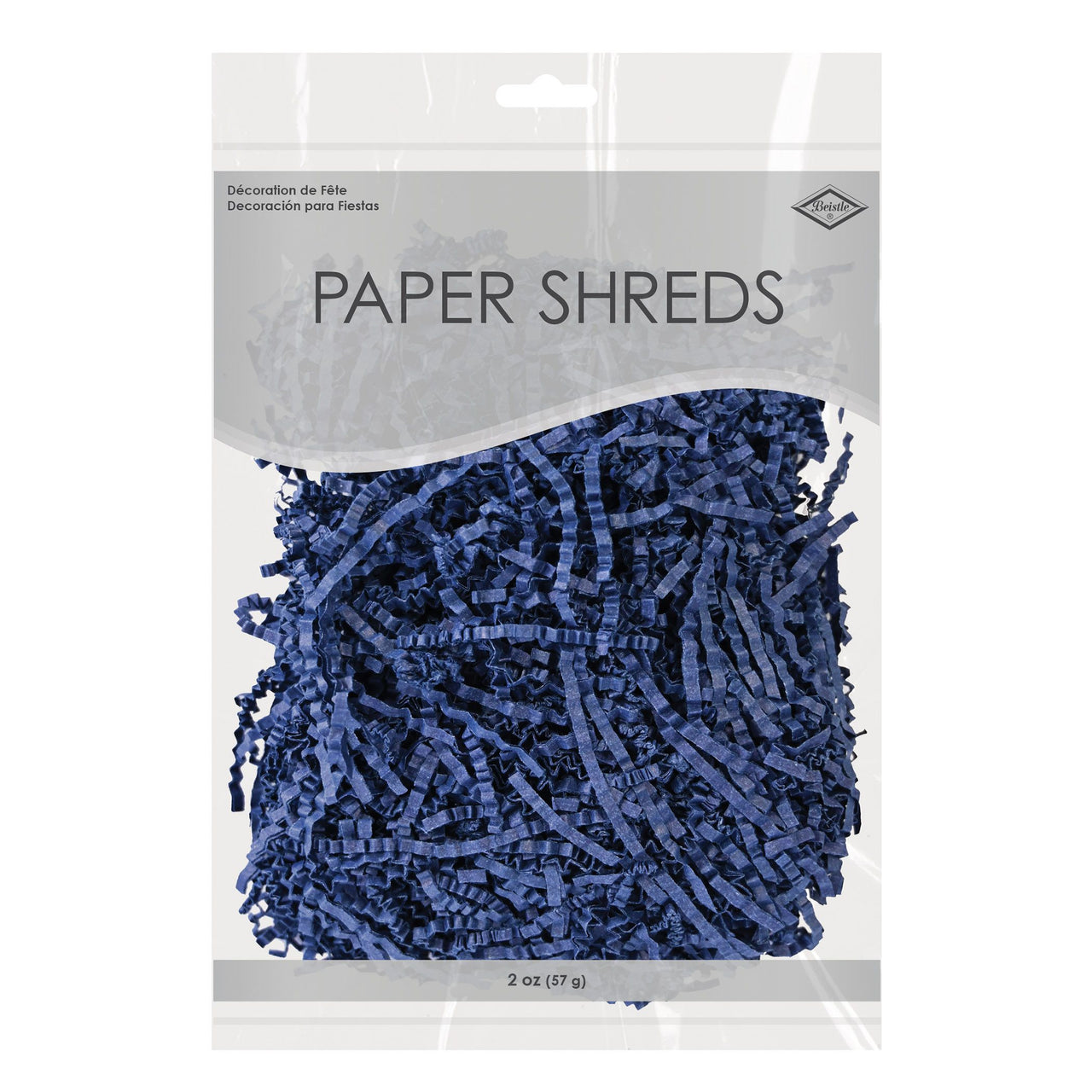 Navy Paper Shreds - 2 oz Gift Basket Filler & Packaging