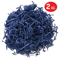 Navy Paper Shreds - 2 oz Gift Basket Filler & Packaging