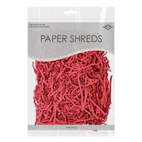 Red Crinkle Cut Paper Shreds - 2 oz Gift Basket Filler
