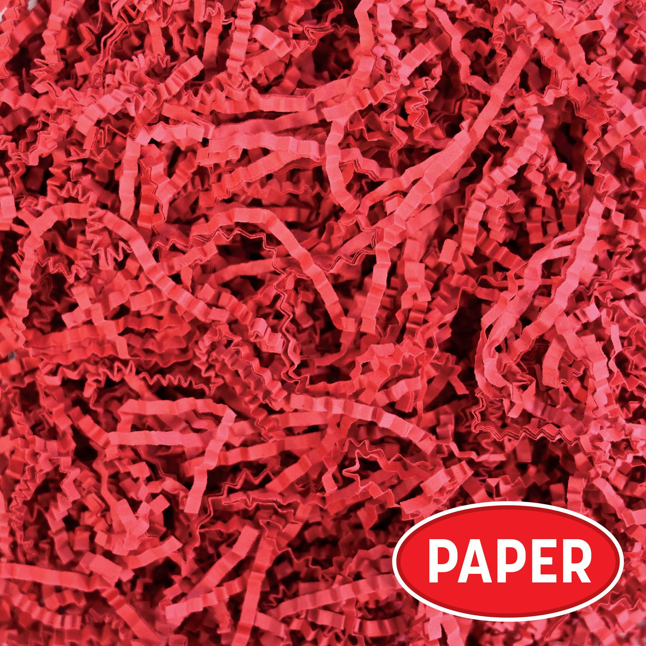 Red Crinkle Cut Paper Shreds - 2 oz Gift Basket Filler