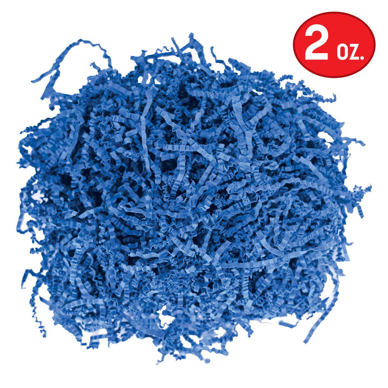 Bright Blue Paper Shreds - 2 oz Bag for Gifts & Crafts