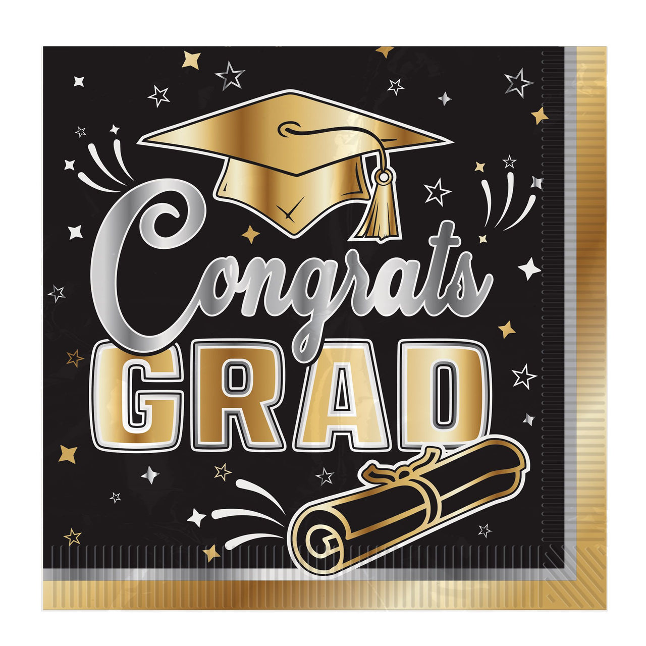 Graduation Luncheon Napkins - 16 Count 2-Ply Pack