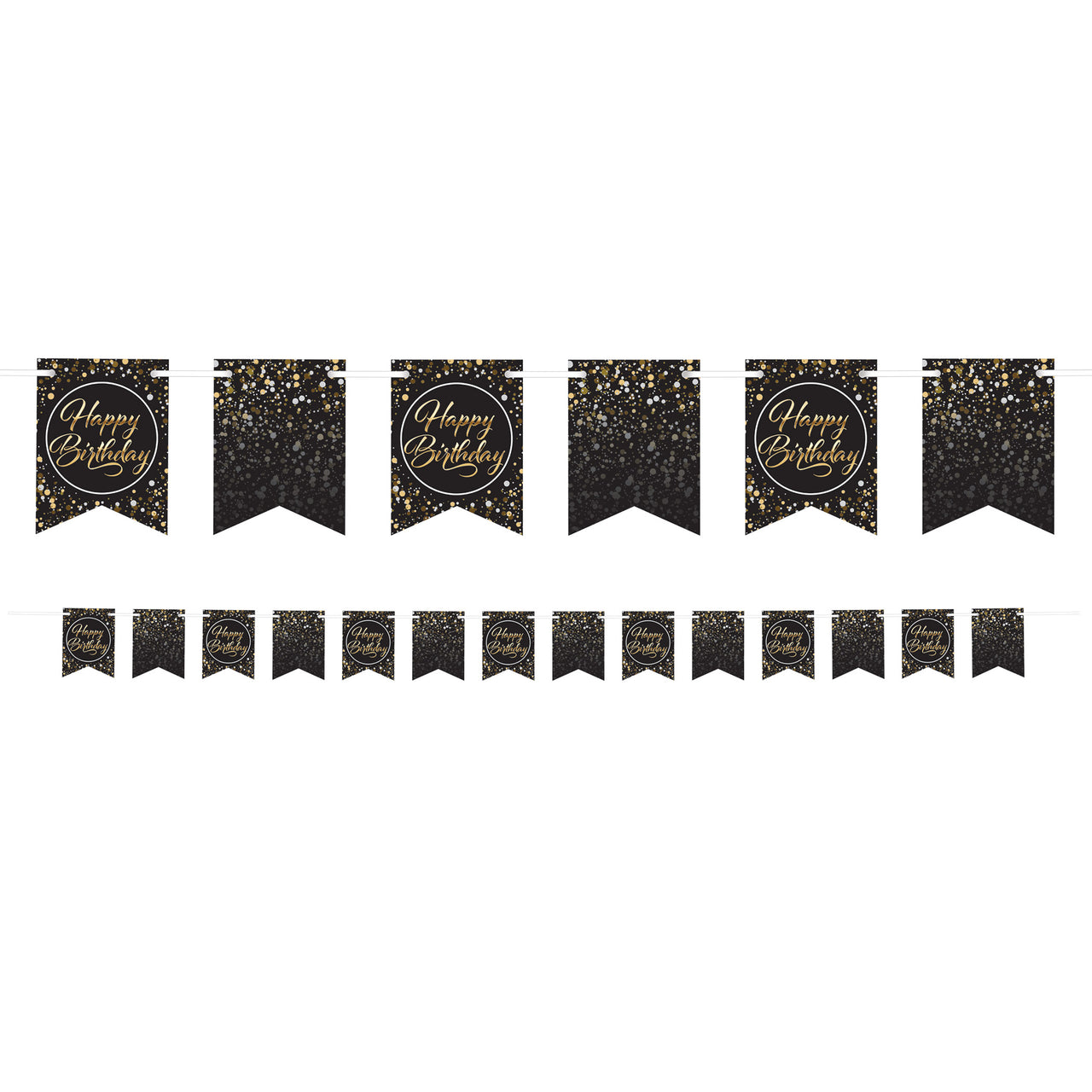 Happy Birthday Streamer, 6" x 8', Banners, Birthday-Age Specific, Birthday