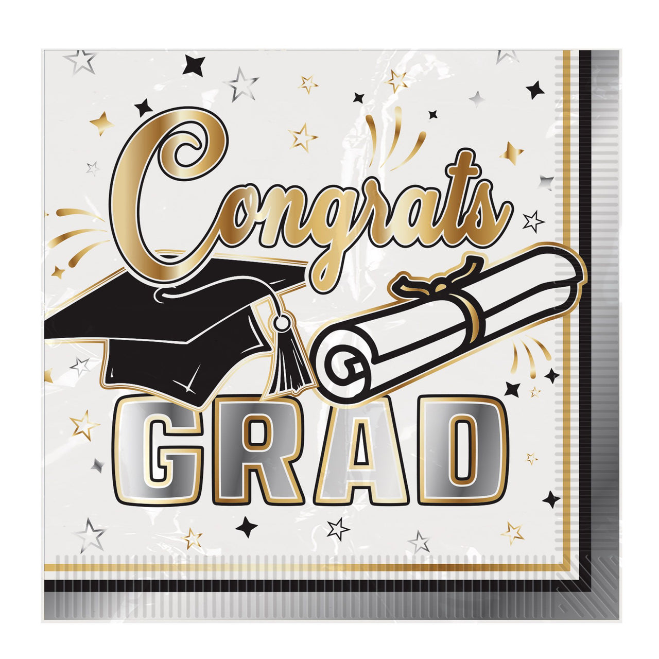 Graduation Beverage Napkins - 2-Ply (16 Count)