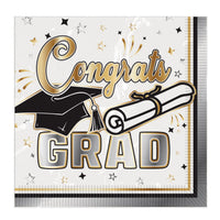 Graduation Beverage Napkins - 2-Ply (16 Count)