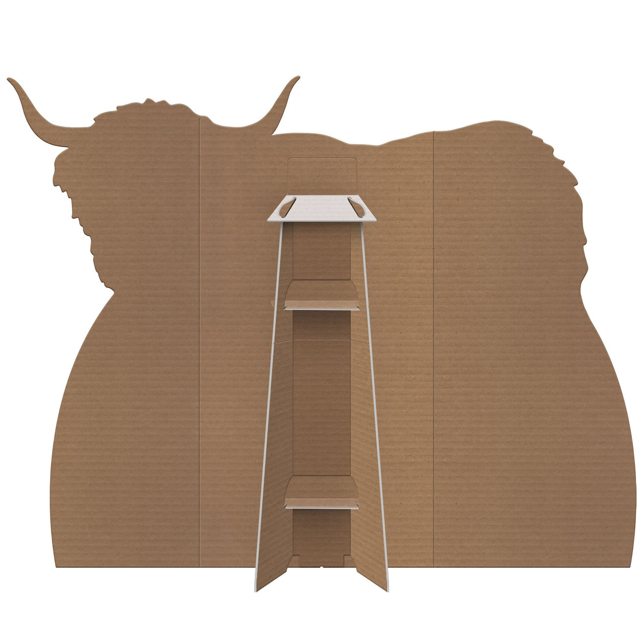 Highland Cow Stand-Up - Farm & Western Party Prop