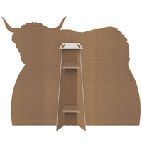 Highland Cow Stand-Up - Farm & Western Party Prop