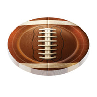Football Party Plates - 9 Inch Dinner Plates (8 Pack)