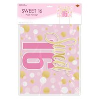 Sweet 16 Yard Sign - Weatherproof Plastic with H-Stake