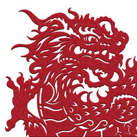 Felt Dragon Table Runner - 12 x 40 Inch Lunar New Year Decor - view 4