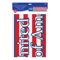 Jumbo Semiquincentennial Yard Sign - Patriotic & Durable
