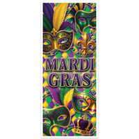 Mardi Gras All-Weather Door Cover - 6 ft x 30 inch