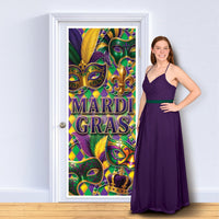 Mardi Gras All-Weather Door Cover - 6 ft x 30 inch
