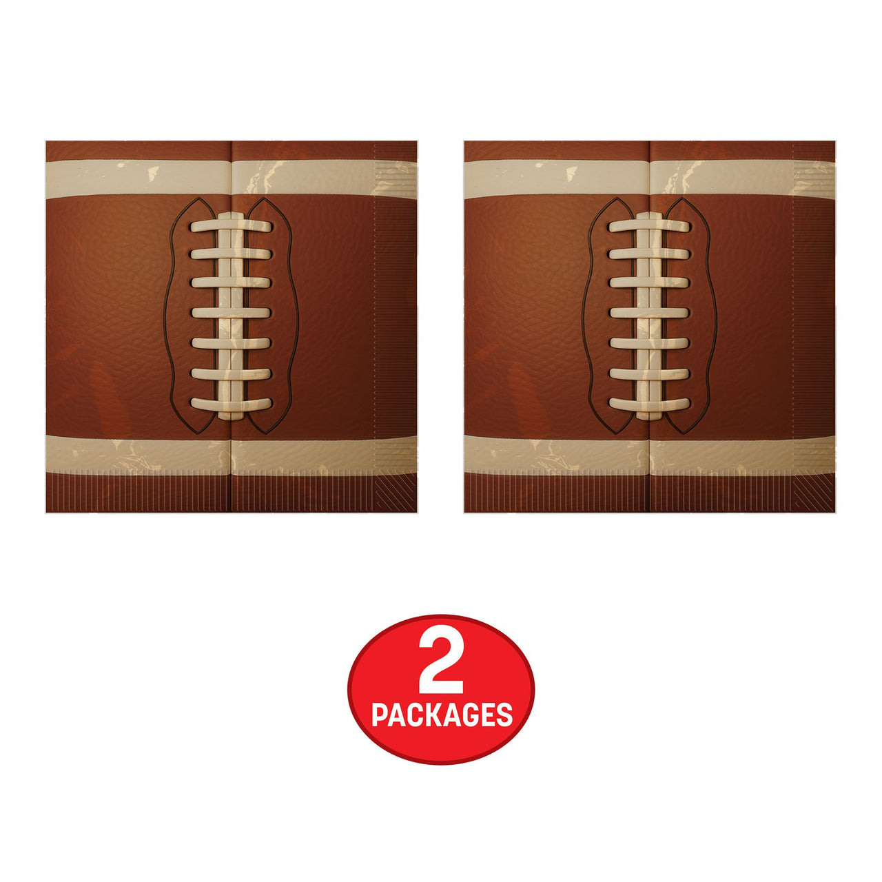 Football Luncheon Napkins (16-Count) - Sports Party Supplies