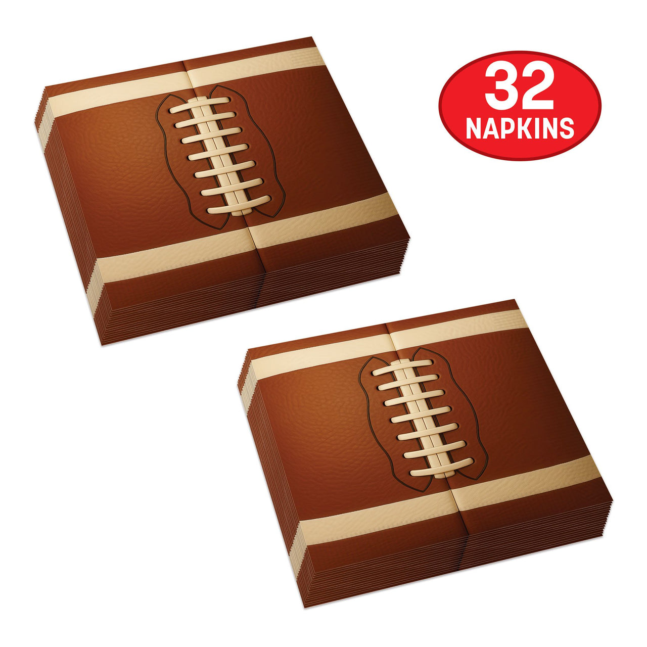Football Luncheon Napkins (16-Count) - Sports Party Supplies