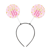 Sweet 16 Boppers Headband - Fun Birthday Party Accessory