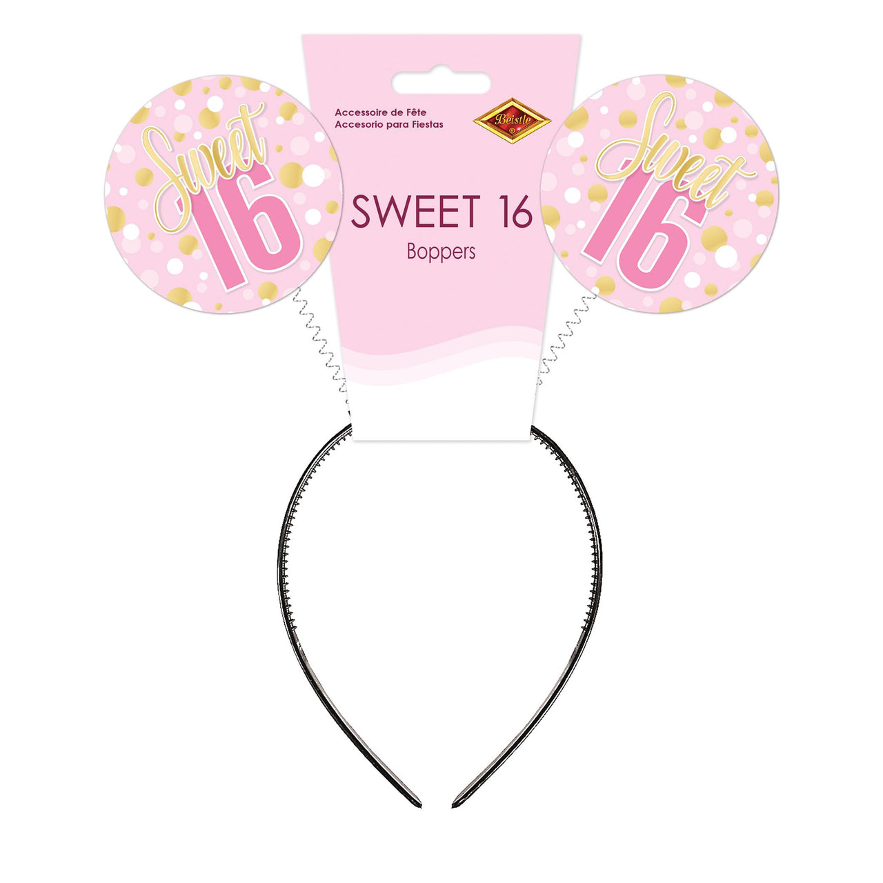 Sweet 16 Boppers Headband - Fun Birthday Party Accessory