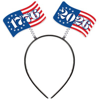 Semiquincentennial Boppers - Patriotic Headband Accessory