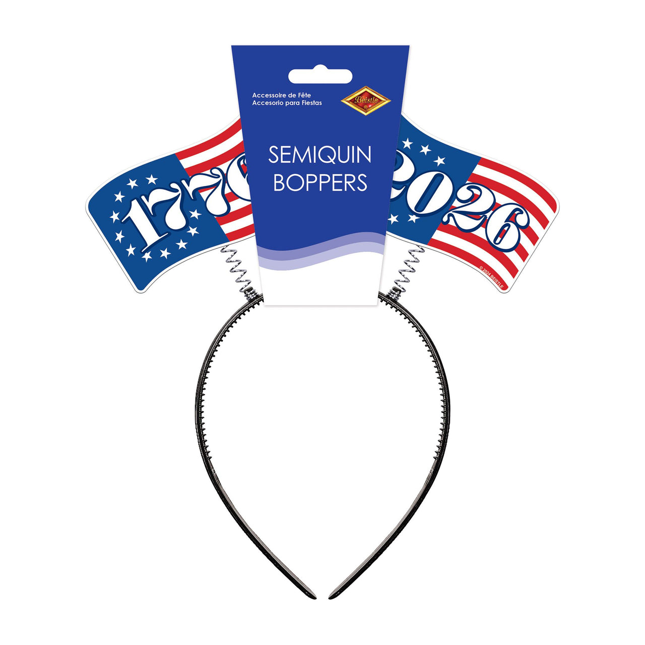 Semiquincentennial Boppers - Patriotic Headband Accessory