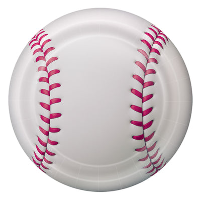 9" Baseball Party Plates - Set of 8 Sports-Themed Dinnerware