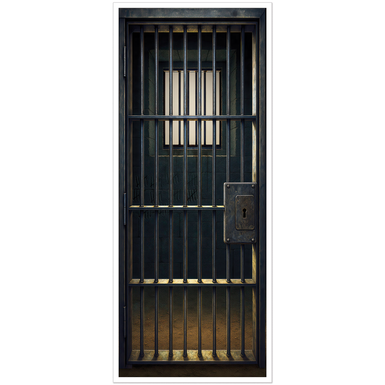 Jail Cell Door Cover - All-Weather Western Halloween Decor