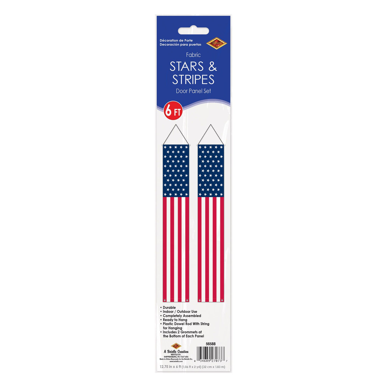 Stars & Stripes Patriotic Door Panel Set - Indoor/Outdoor