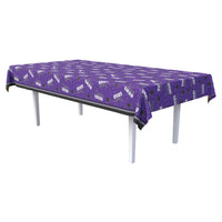 Congrats Grad Purple Plastic Tablecover - 54
