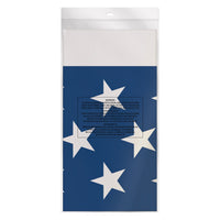 Metallic Stars & Stripes Tablecover - Patriotic Party Decor