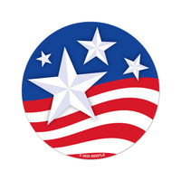 Stars & Stripes Patriotic Coasters - 8-Pack Tableware