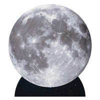 Moon Stand-Up Prop - 4ft Tall Space Decoration