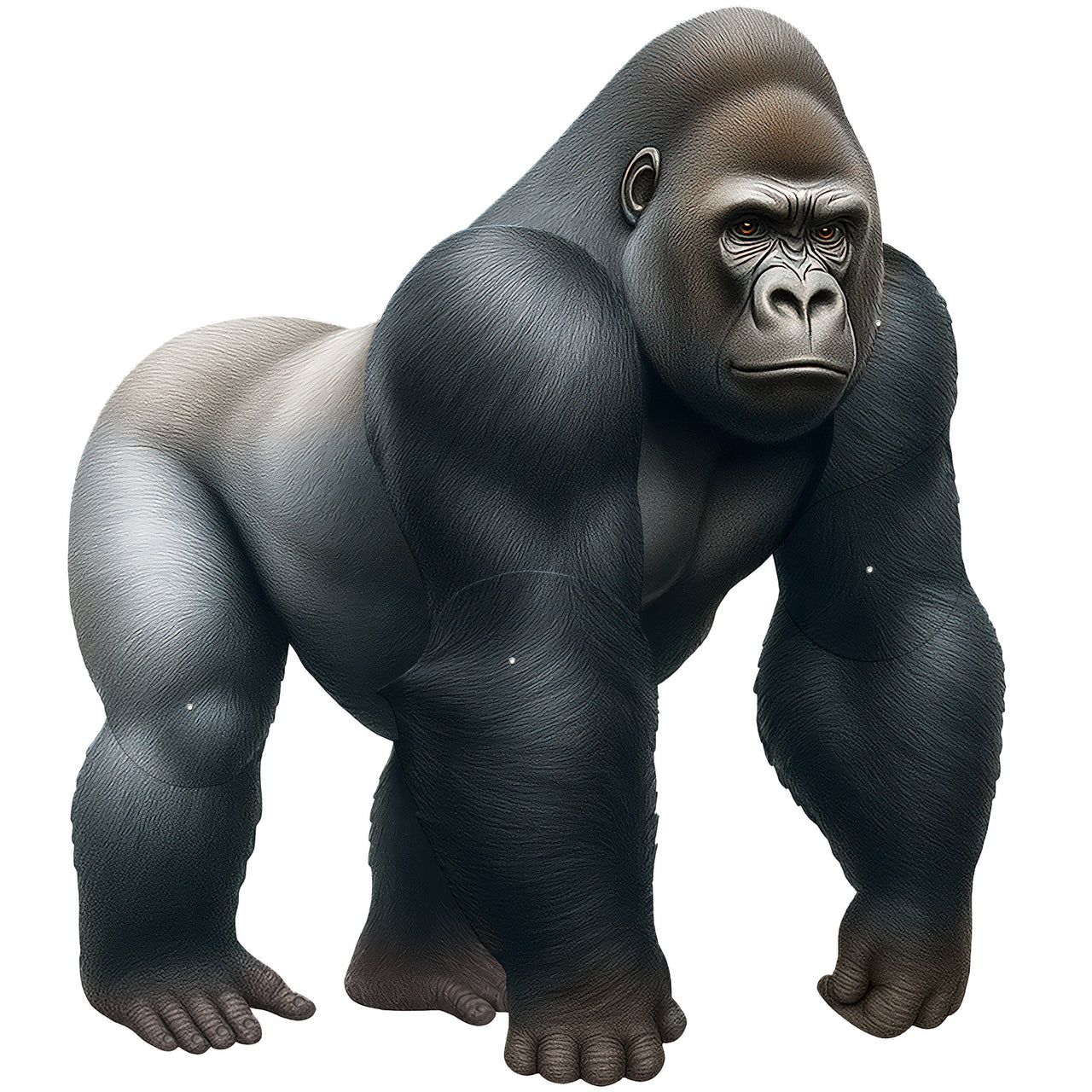 Jointed Gorilla Cutout - 27.25 Inch Jungle Party Decor