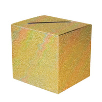 Gold Glitter Prismatic All-Purpose Gift Card Box (9