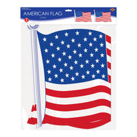 Jumbo American Flag Cutouts - Double-Sided Patriotic Decor
