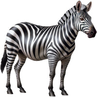 Jointed Zebra Cutout - 33 Inch Safari Wall Decoration