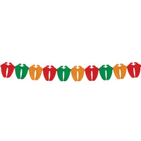 Fiesta Chili Pepper Garland - 12ft Tissue Decoration