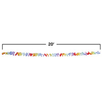 Silk 'N Petals Garland - 20 Ft Multi-Color Fabric Flowers - view 5